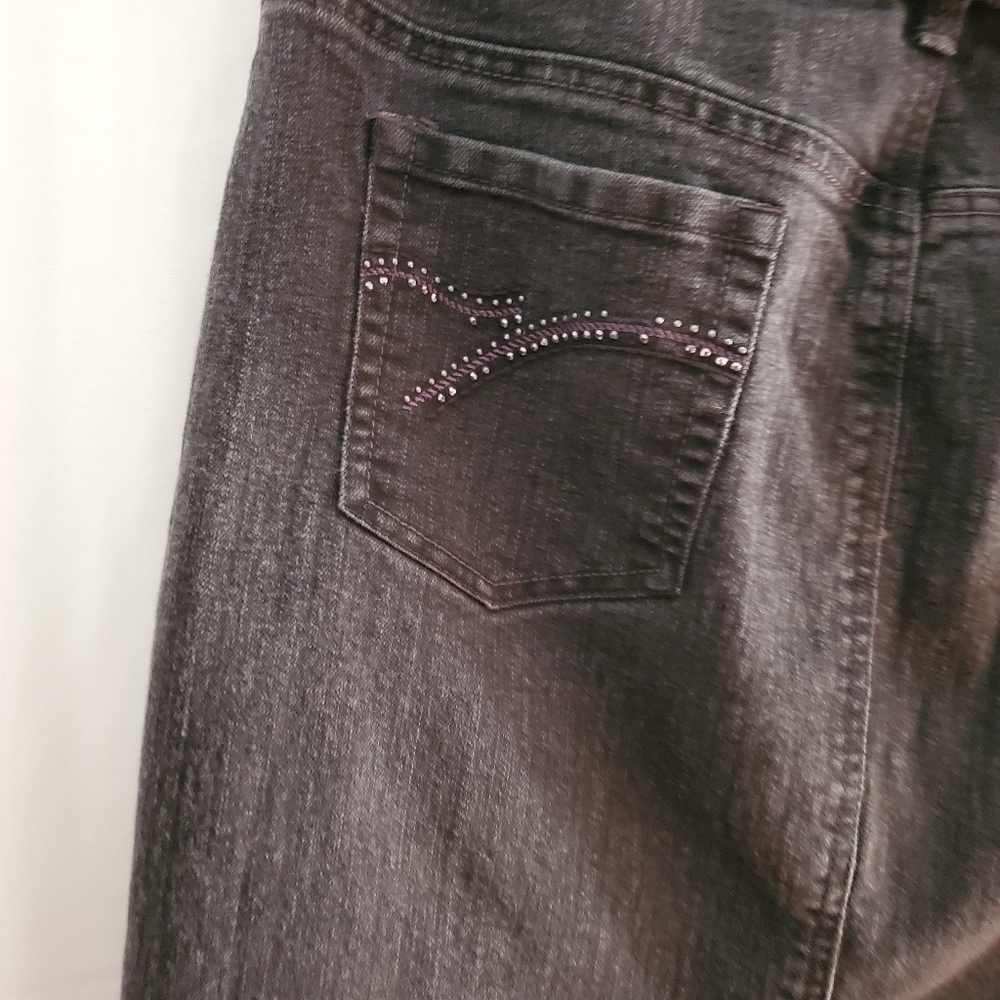 Gloria Vanderbilt Denim skirt Amanda skirt Size 12 - Picture 5 of 9